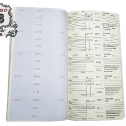  Ticket Book-Long Counter Book--  white colours 10+